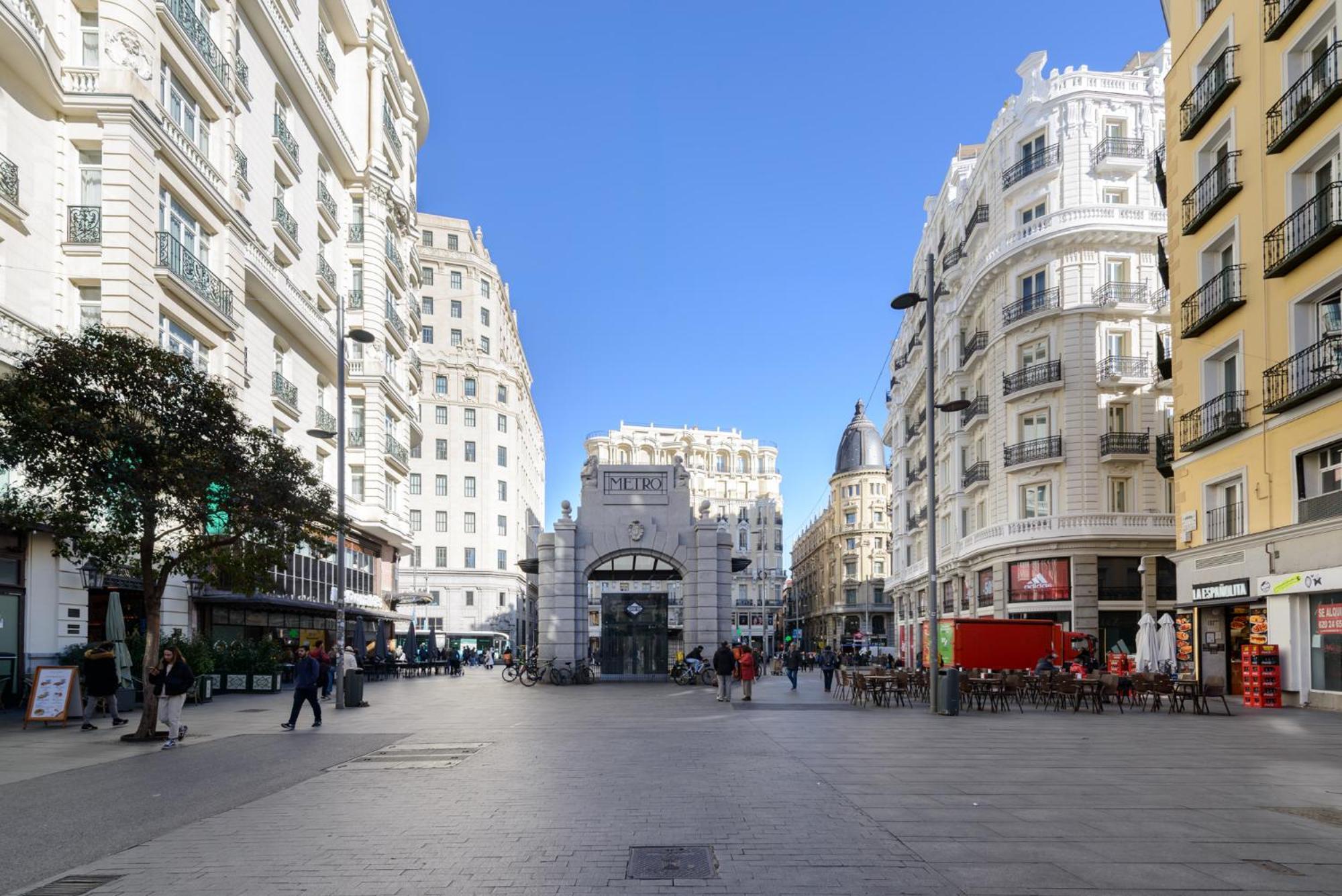 Gran Via-Sol Spacious Apartment 3 Bedrooms & 2 Wcs مدريد المظهر الخارجي الصورة